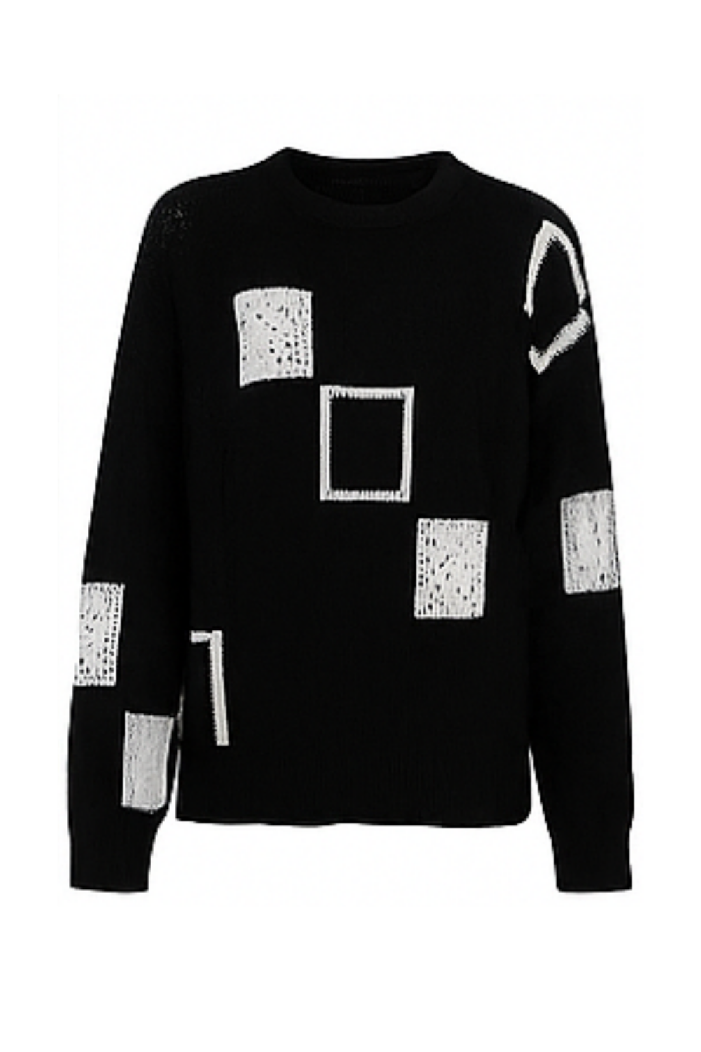 Ayla Strickpullover Black