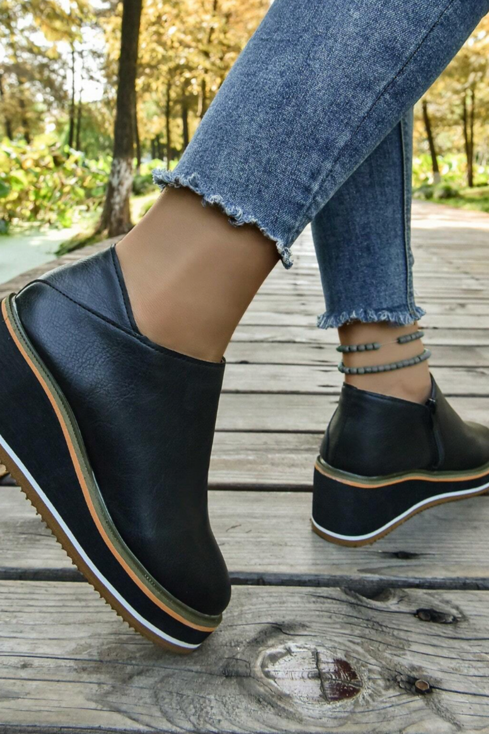 Trinity Waterproof Ankle Boot with Side Zip Entry Premium