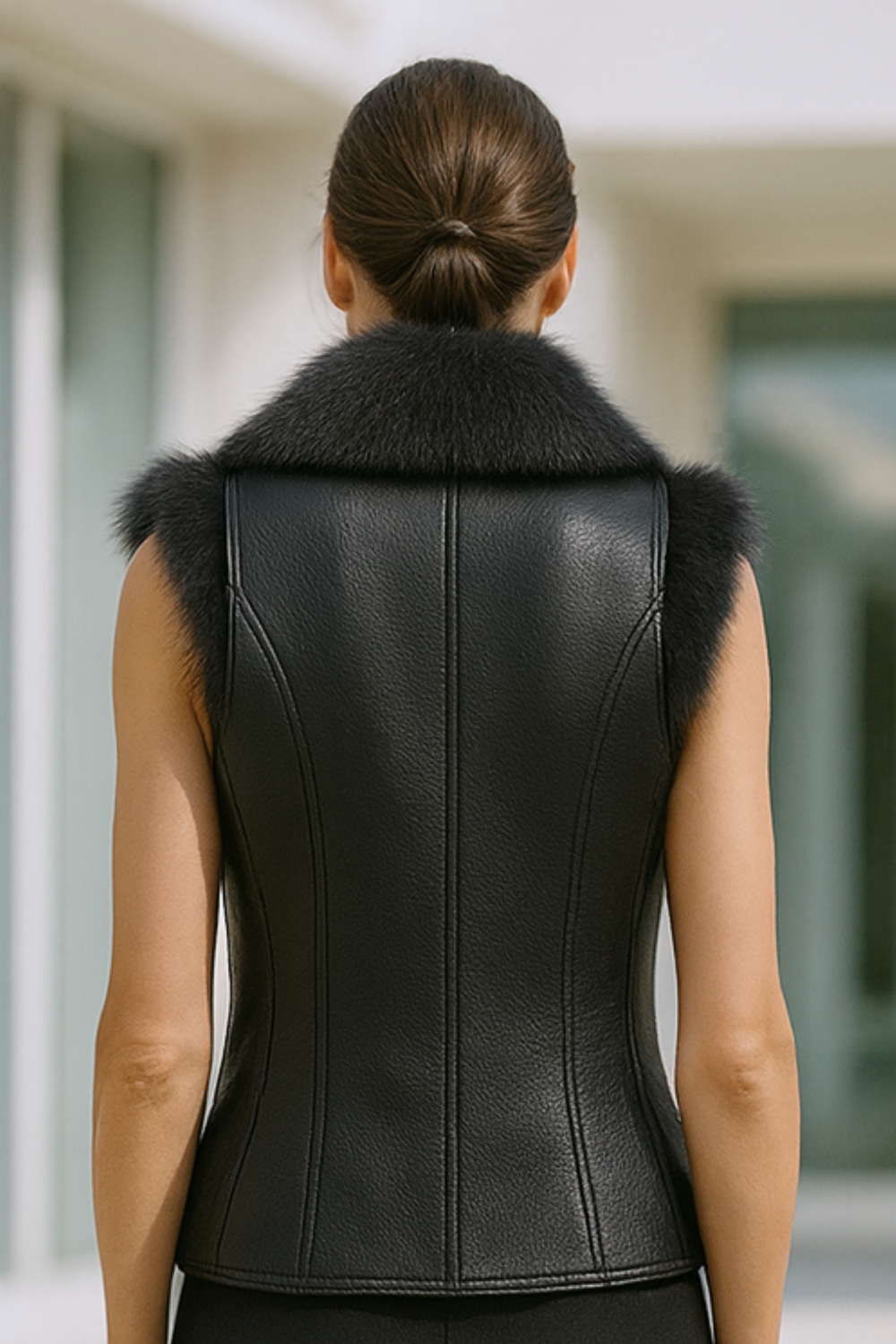 Colby Elegant Leather Vest