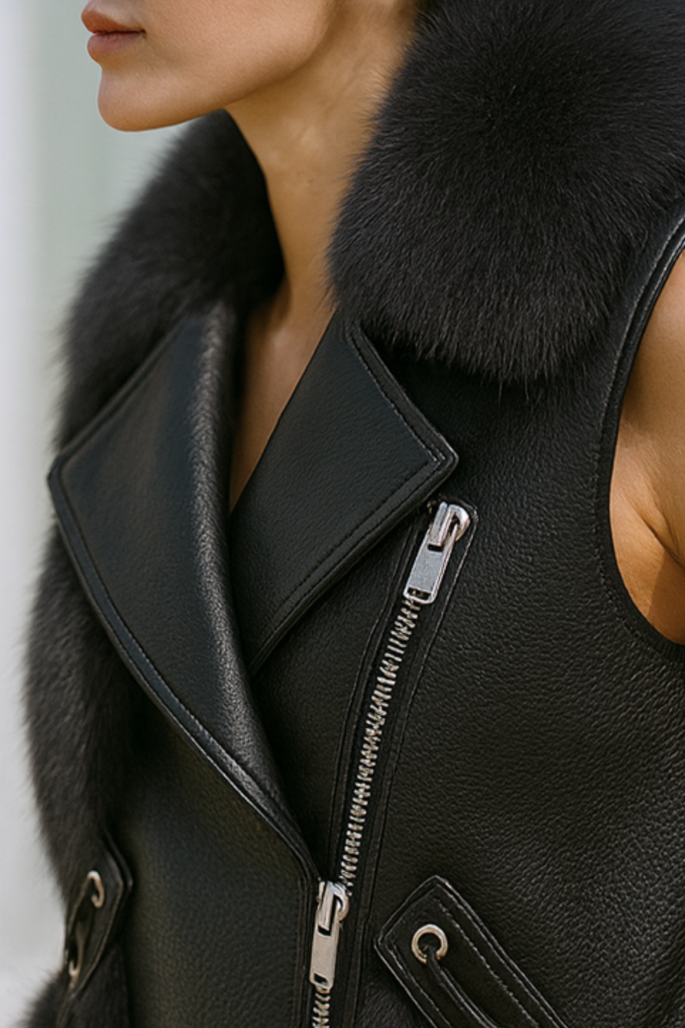Colby Elegant Leather Vest