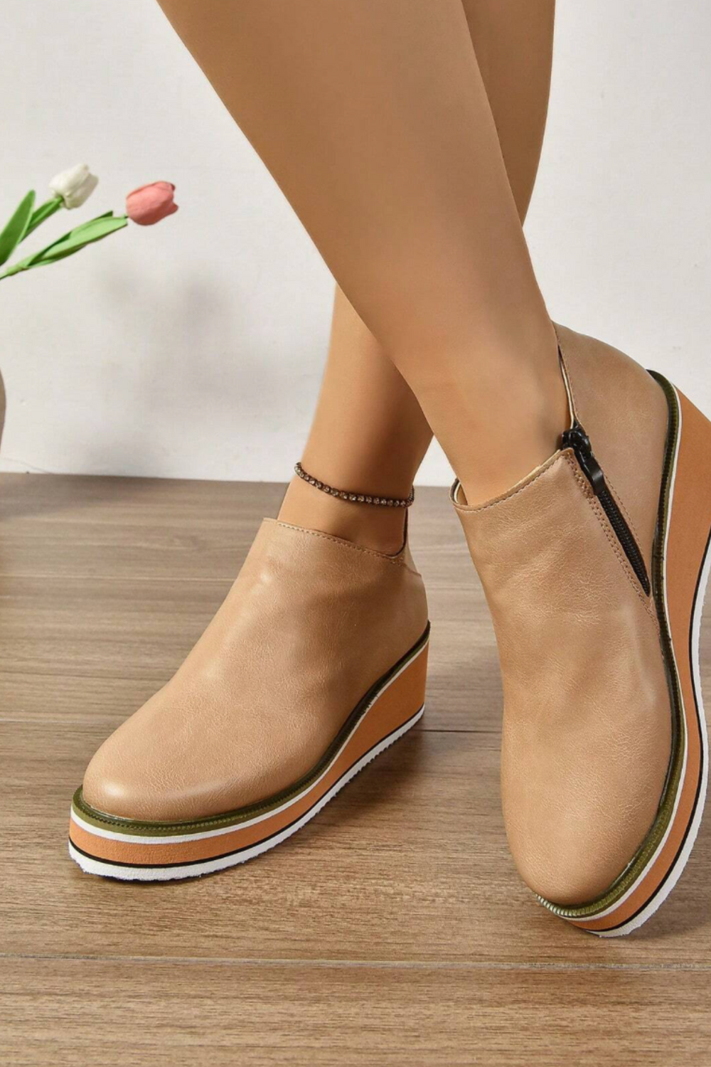 Trinity Waterproof Ankle Boot with Side Zip Entry Premium