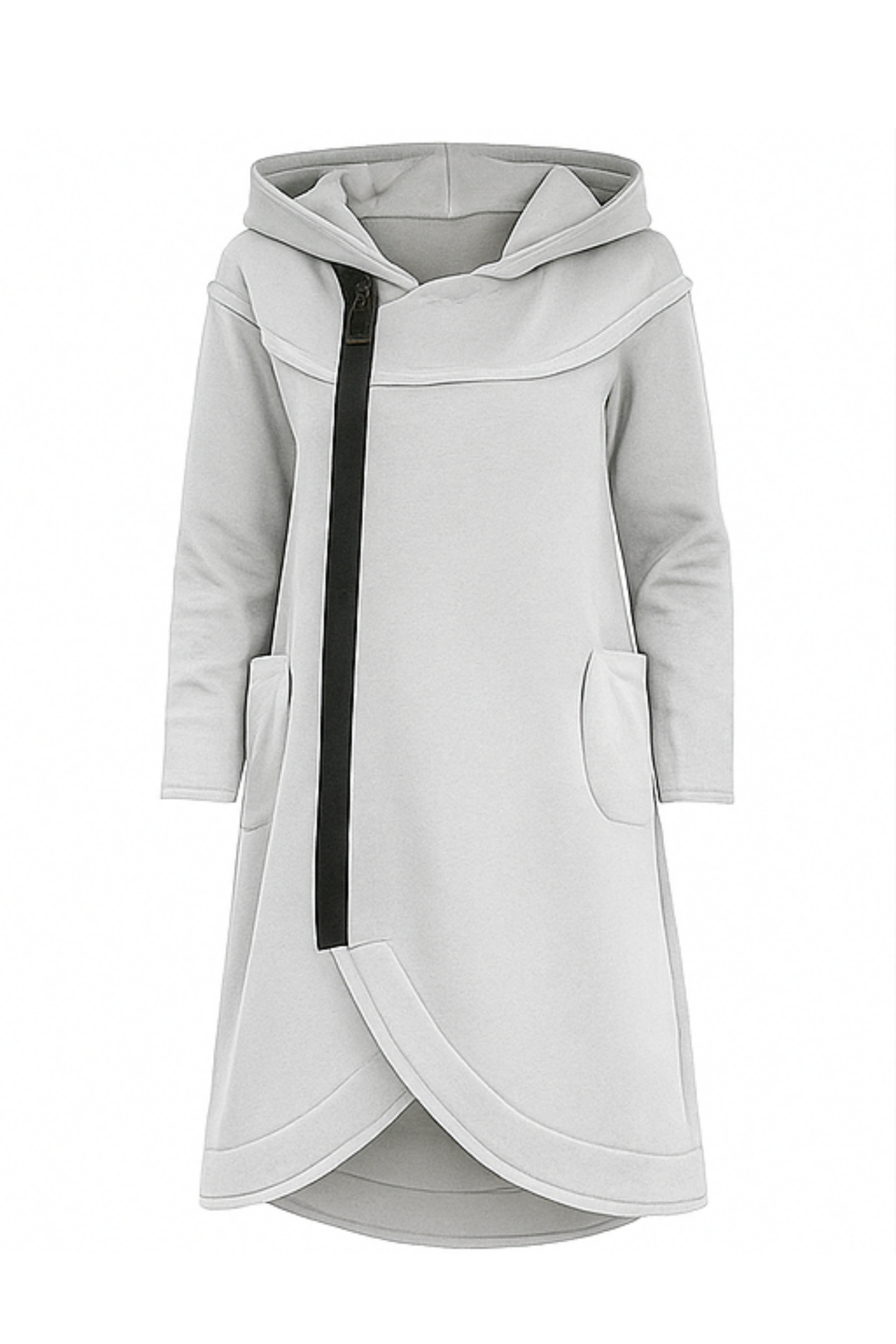 Nana Zip Hoodie White