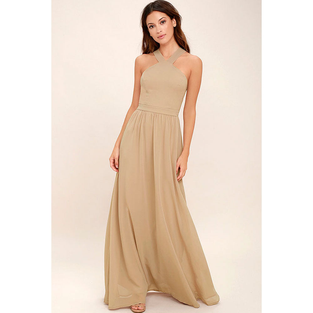 Sara White Wrap-Neck Midi Dress for Women's Fashion Style