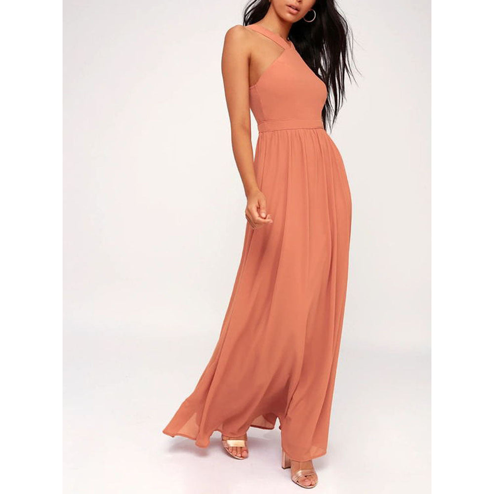 Sara White Wrap-Neck Midi Dress for Women's Fashion Style