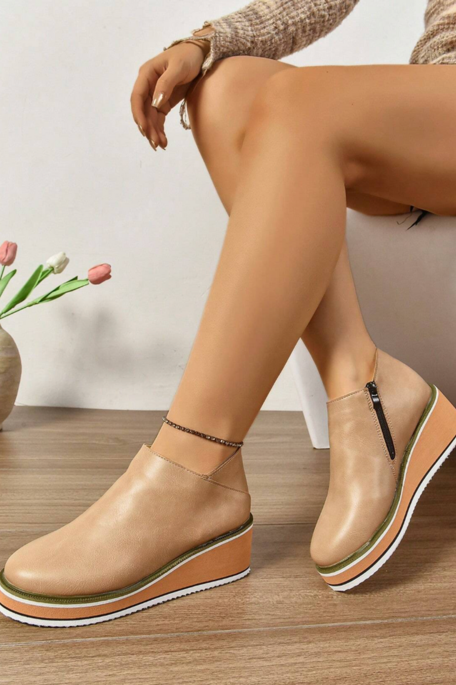 Trinity Waterproof Ankle Boot with Side Zip Entry Premium