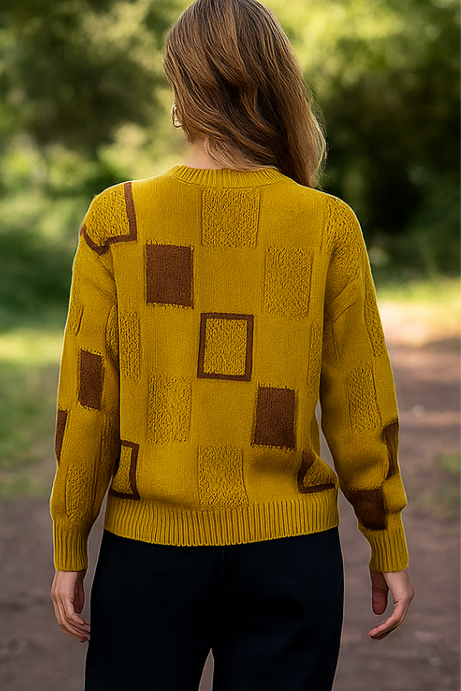 Ayla Strickpullover Gelb