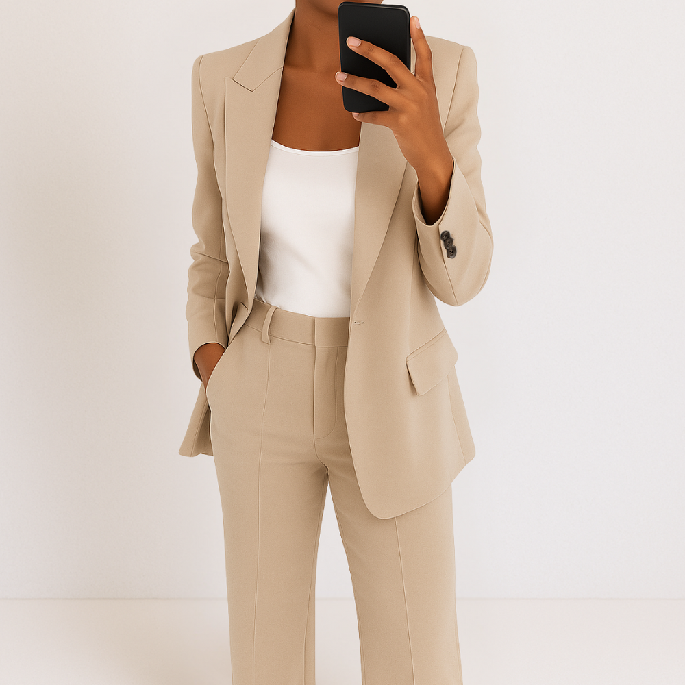 Ileora Draped Evening Set