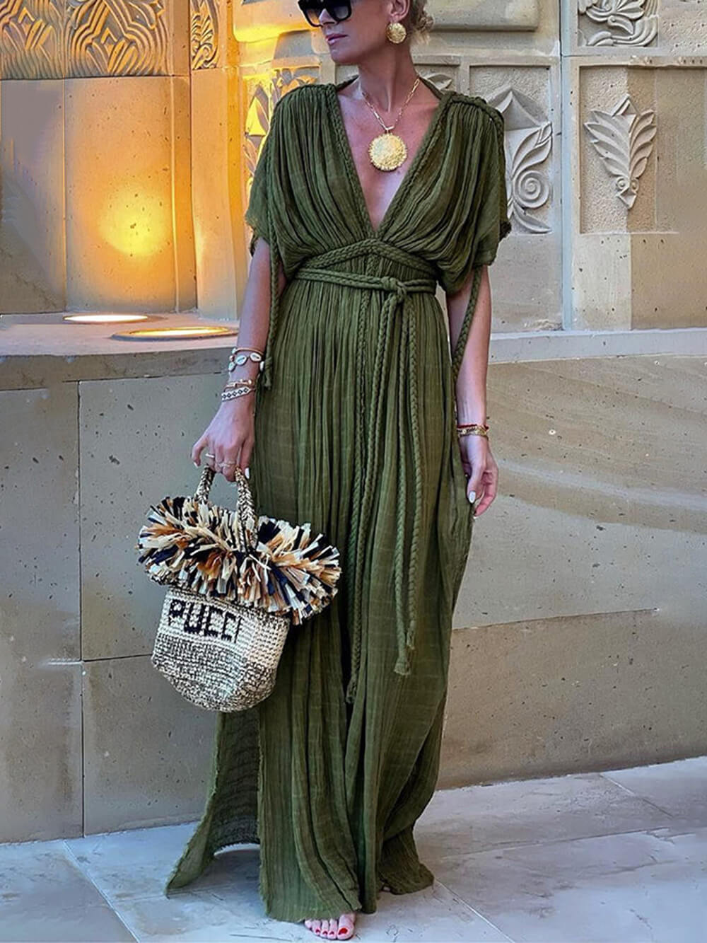 Kimono Maxi Dress Dress