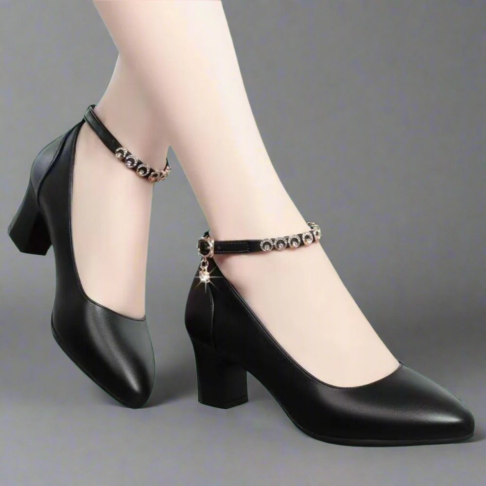 Iselin Premium Patent Dressy Office-Ready All-Day Pumps