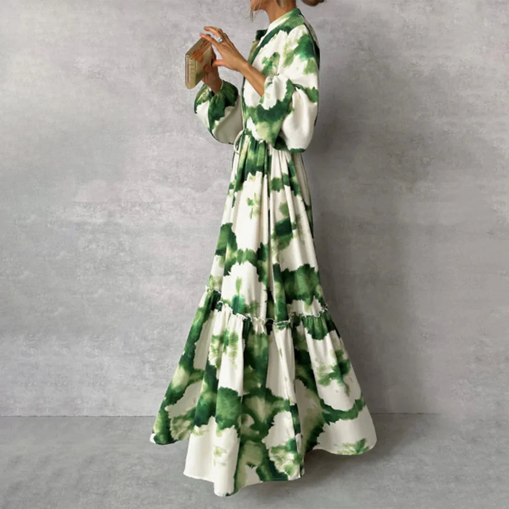 Dorothy Long-Sleeve Floral Maxi Dress