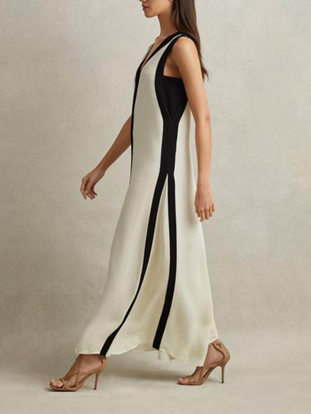 Wendbares Reversible Colorblock Maxi