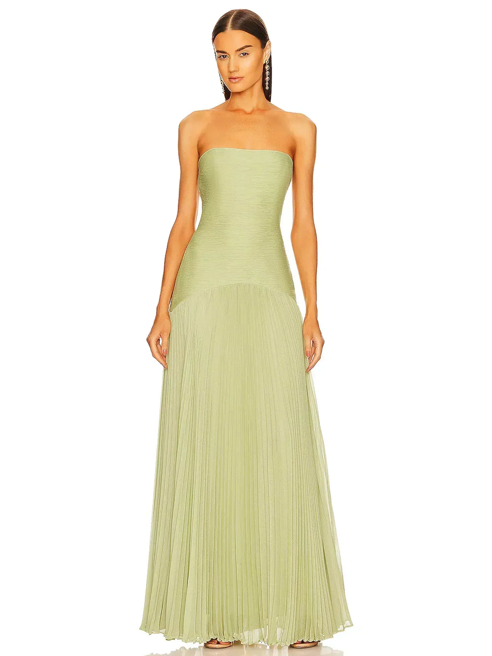 Sabrina Sleeveless Drop-Waist Maxi Dress