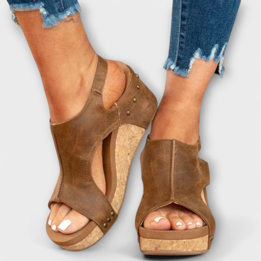 Vala Comfort Strappy Open-Toe Adjustable-Strap Sandals