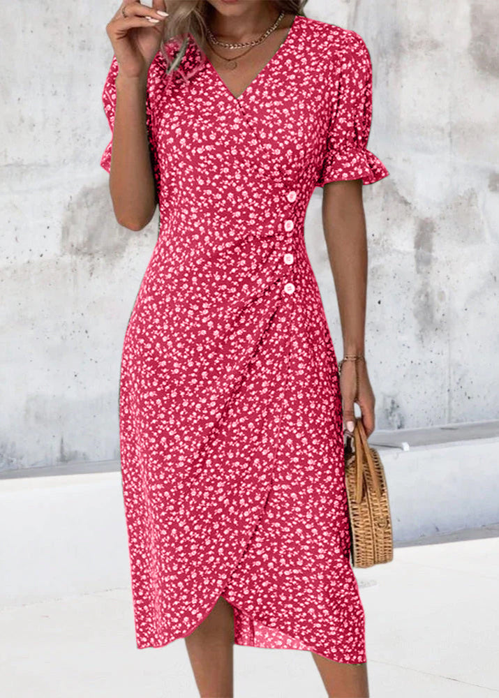 Sophie Floral Wrap Dress