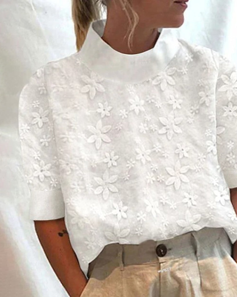 Zayla Embellished Collar Blouse