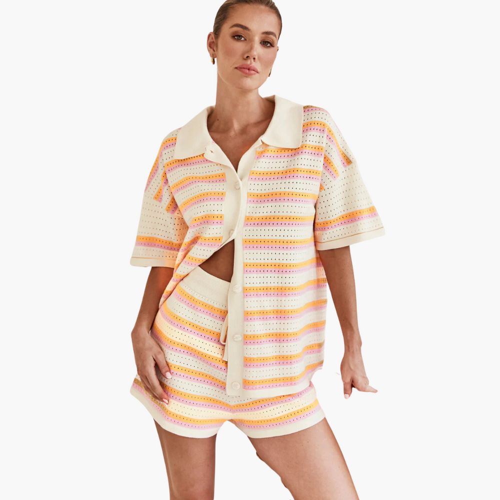 Aleia Timeless Co-Ord Two-Piece Set for Everyday Wear