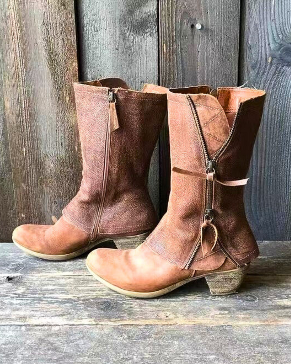Vesna Warm-Lined Cowboy Boots