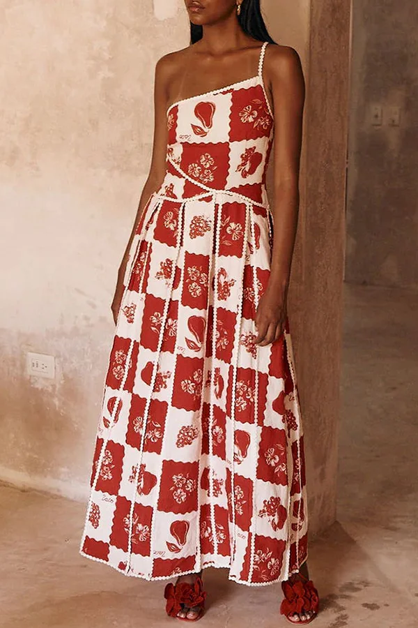 Bernadette Flared Print Dress