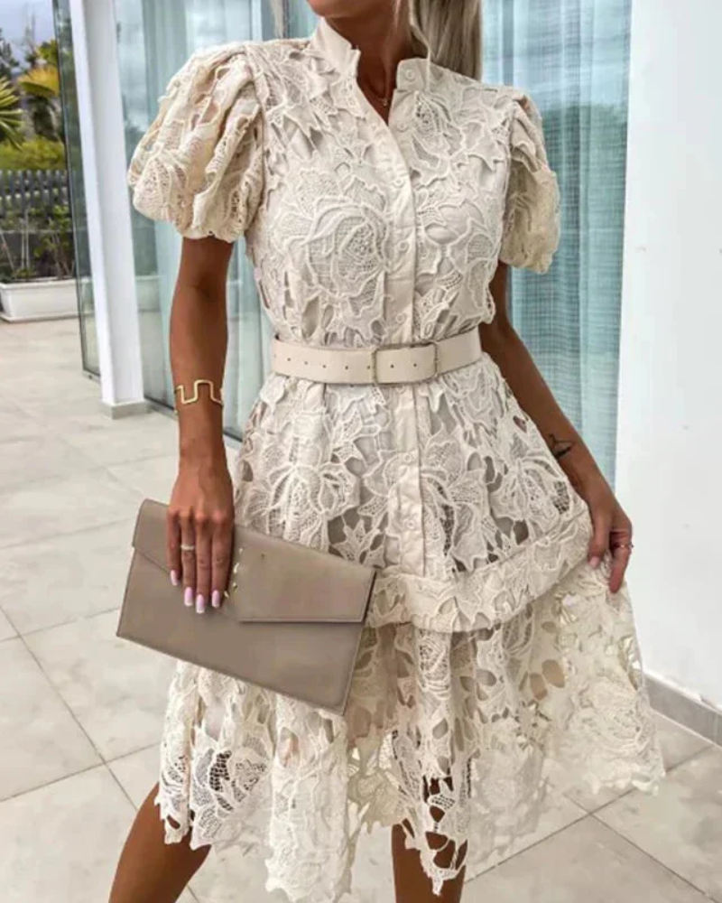 Adelina Lace Retro Dress
