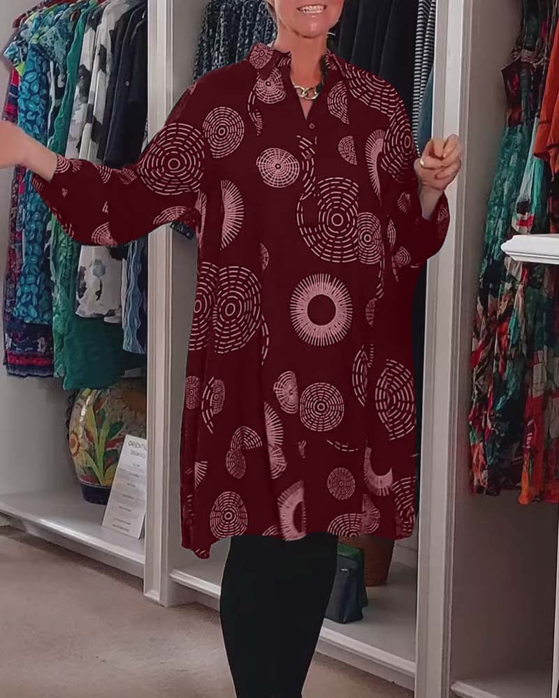 Alvaya Geo-Chic Wickelkleid