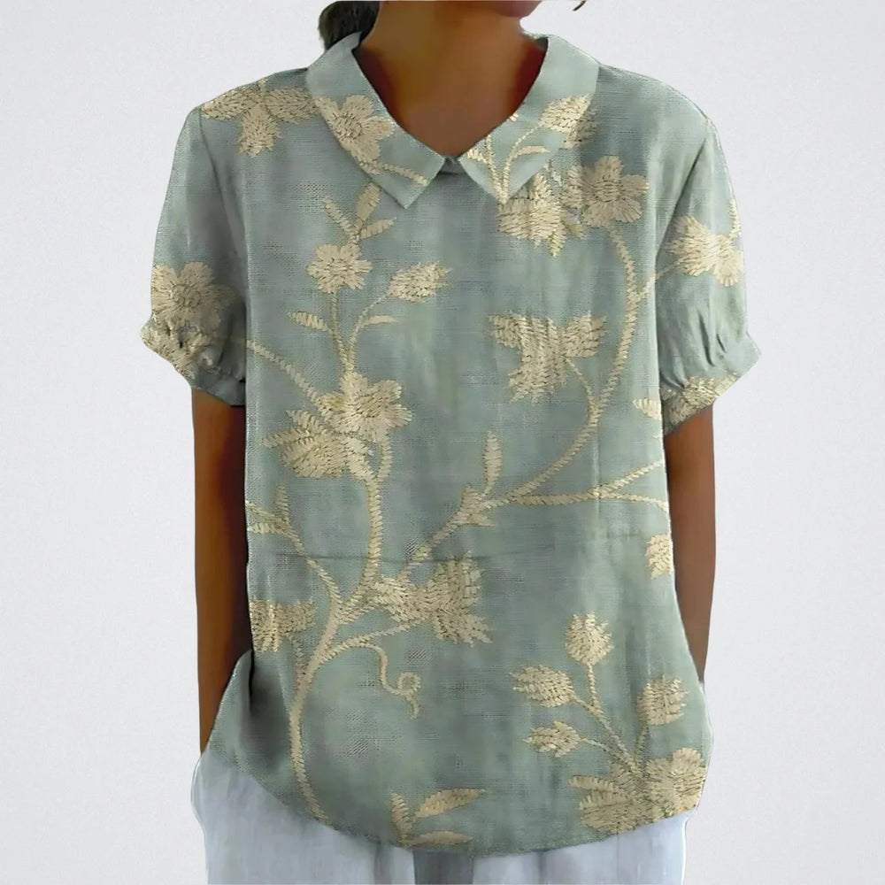 Lina Floral Detail Blouse