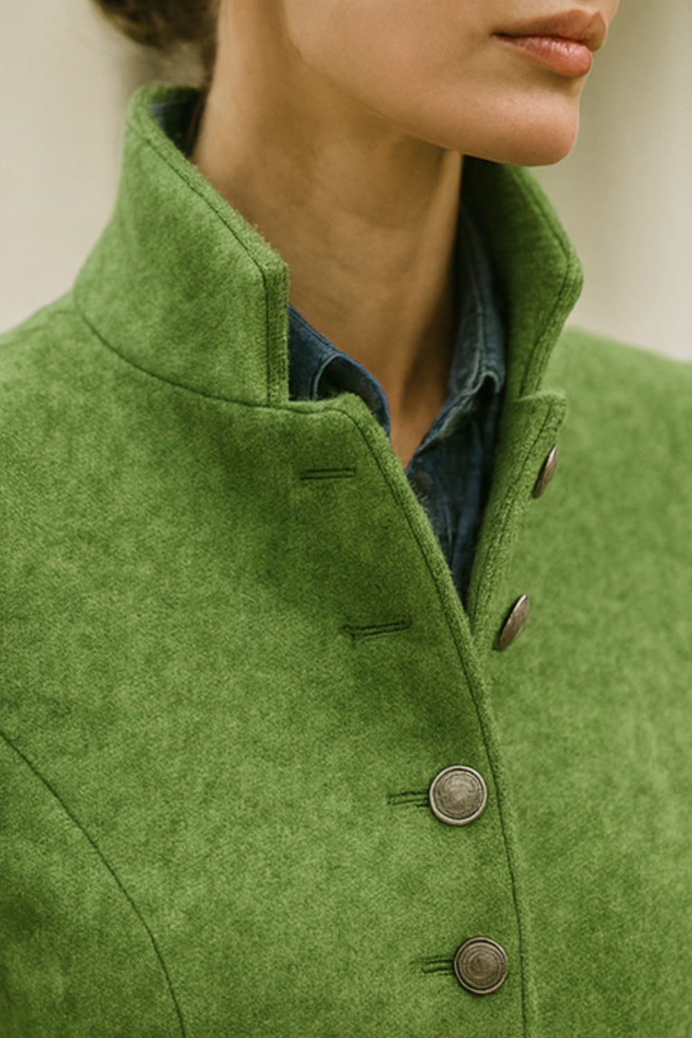 Valerie High-Neck Cardigan