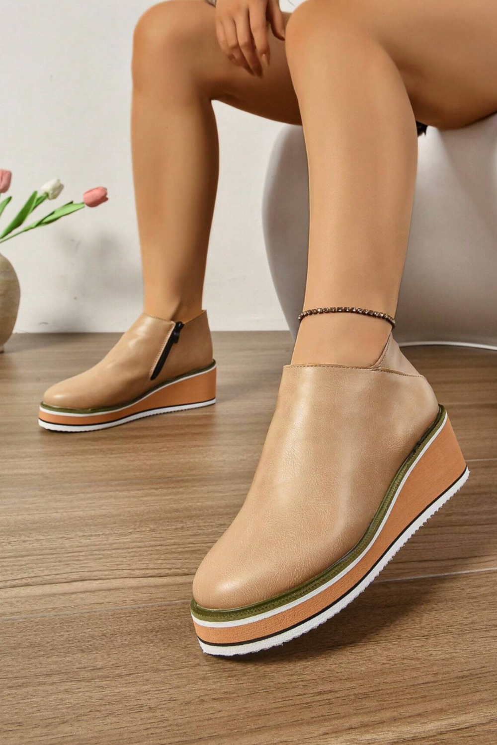 Trinity Waterproof Ankle Boot with Side Zip Entry Premium