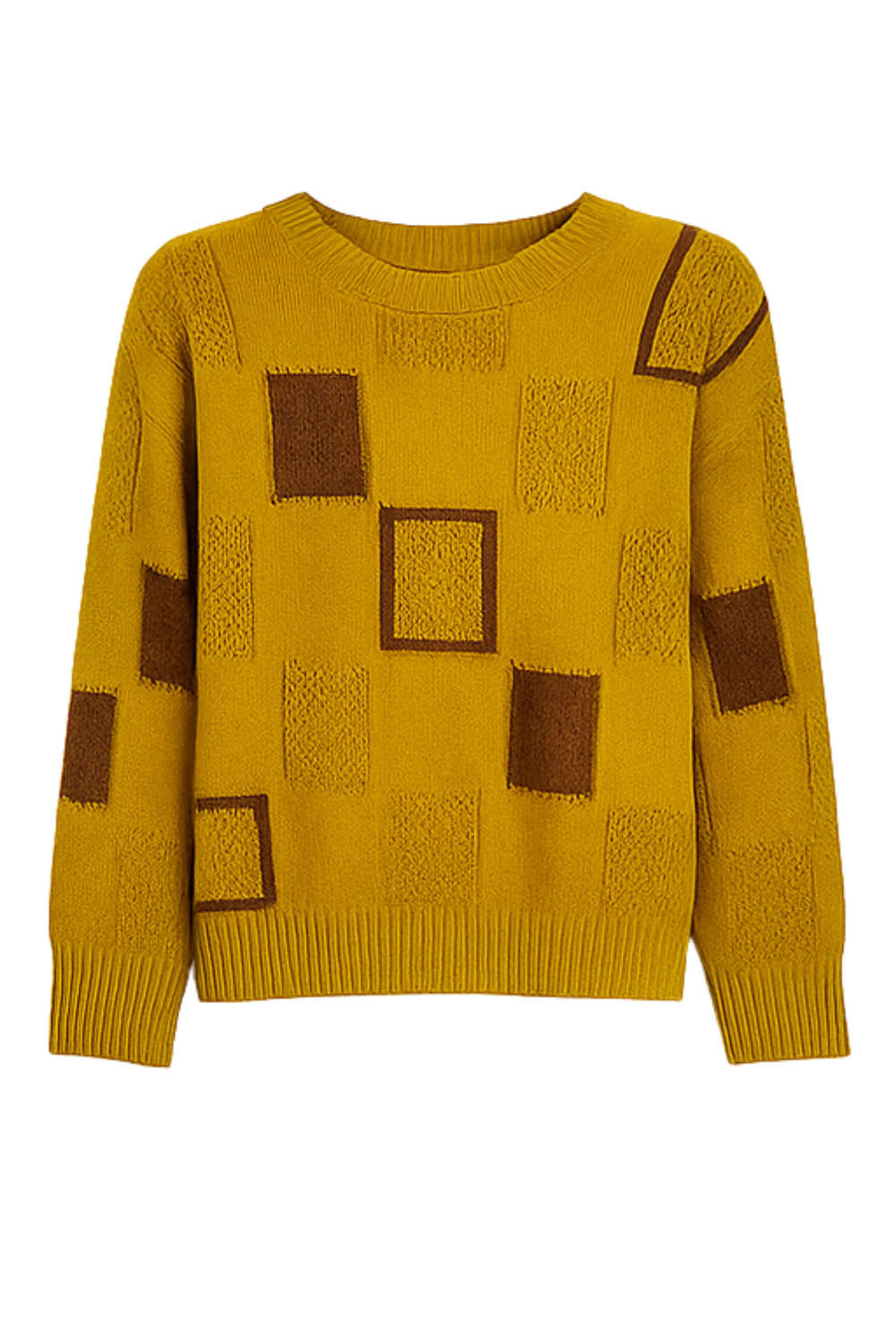 Ayla Strickpullover Gelb