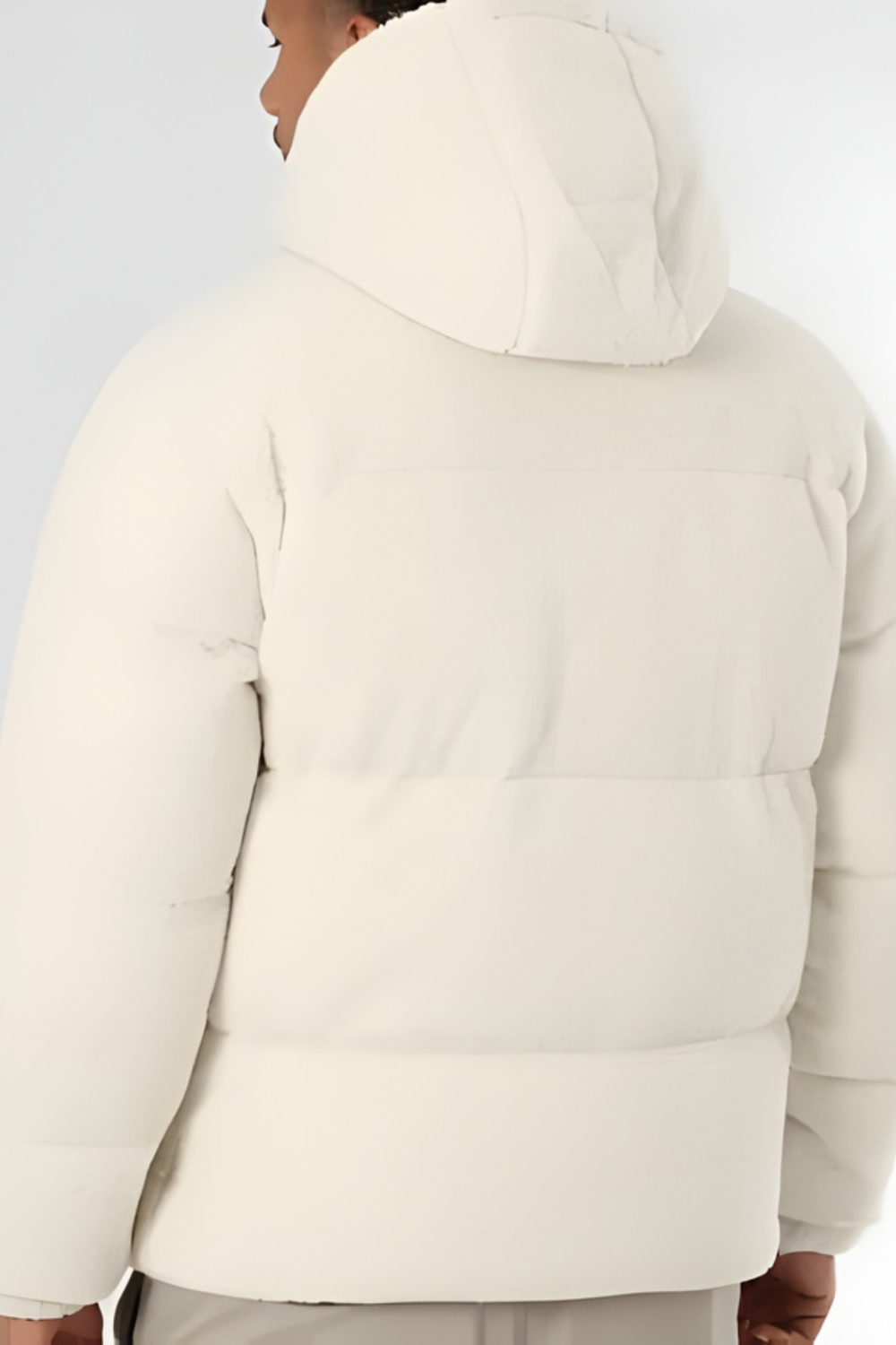 Kareem Sherpa-Lined Hooded Puffer Jacket Comfortable Jacket