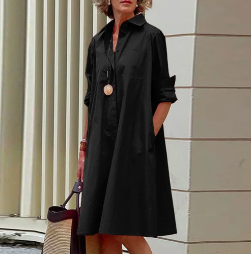 Button-Up Shirt Dress