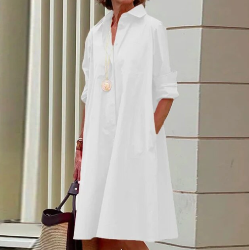 Button-Up Shirt Dress
