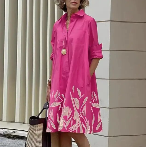 Button-Up Shirt Dress