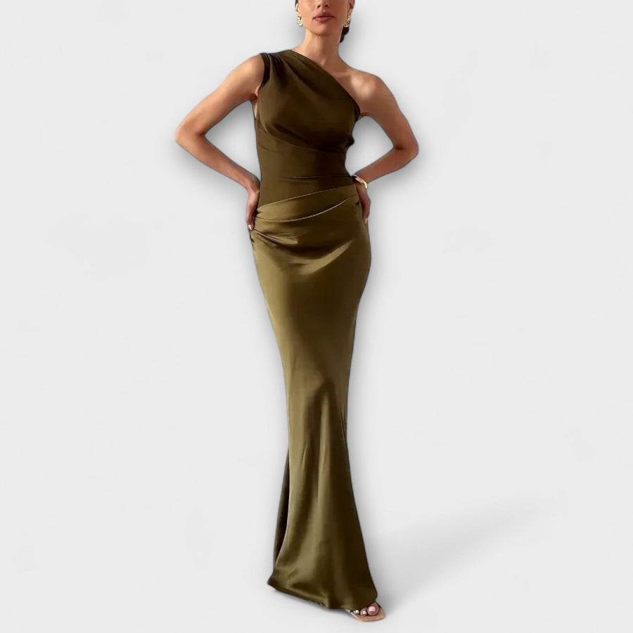 Aleah Anmutiges Faltenkleid