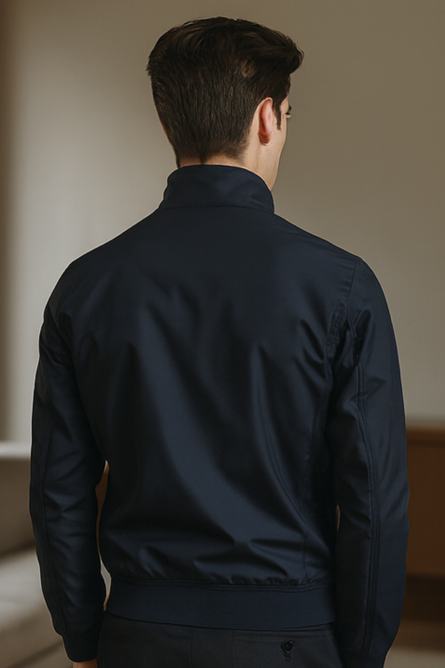 Steven Lightweight Modern Tailored Trench Coat Jacket