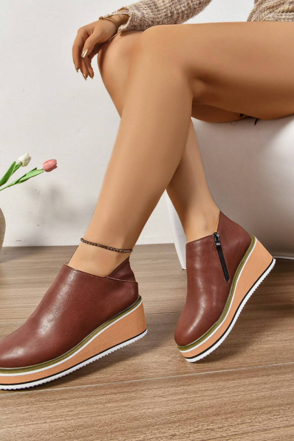 Trinity Waterproof Ankle Boot with Side Zip Entry Premium