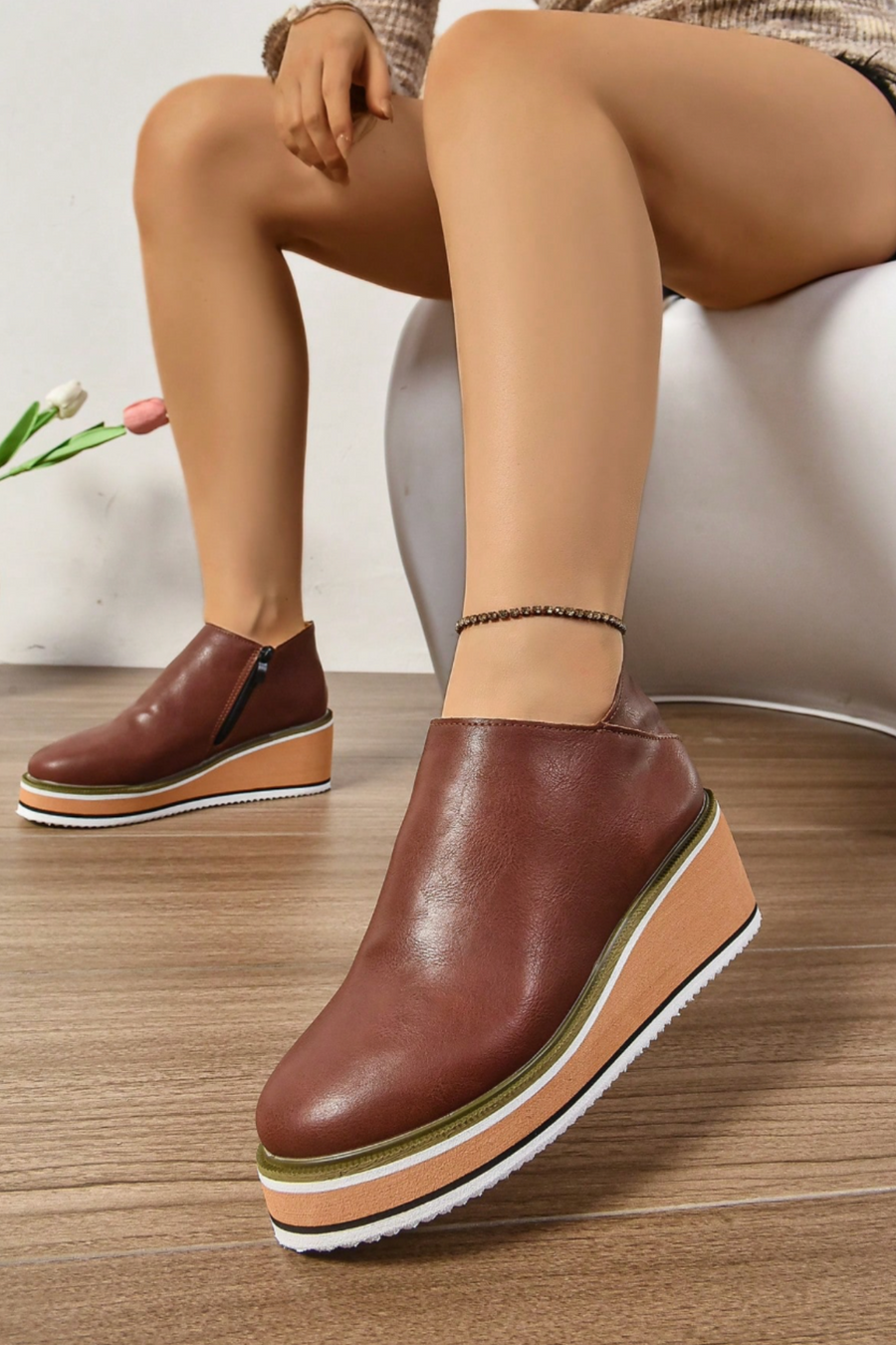 Trinity Waterproof Ankle Boot with Side Zip Entry Premium