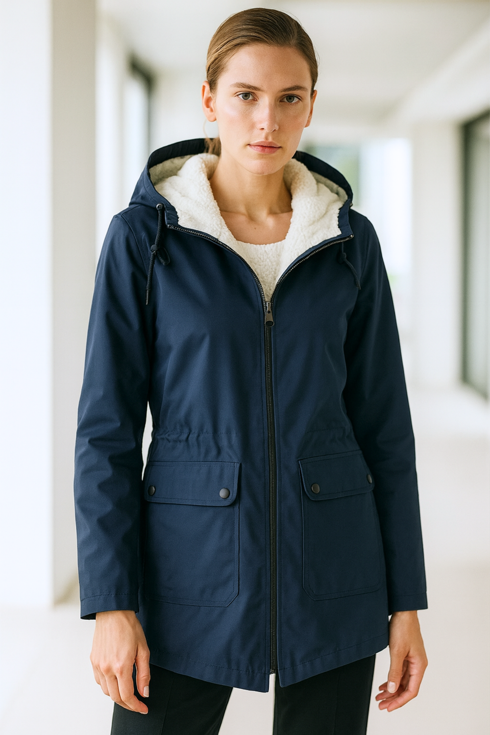 Pauline Waterproof Windproof Rain Jacket for All Seasons