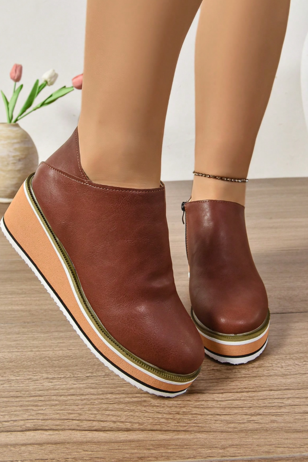 Trinity Waterproof Ankle Boot with Side Zip Entry Premium