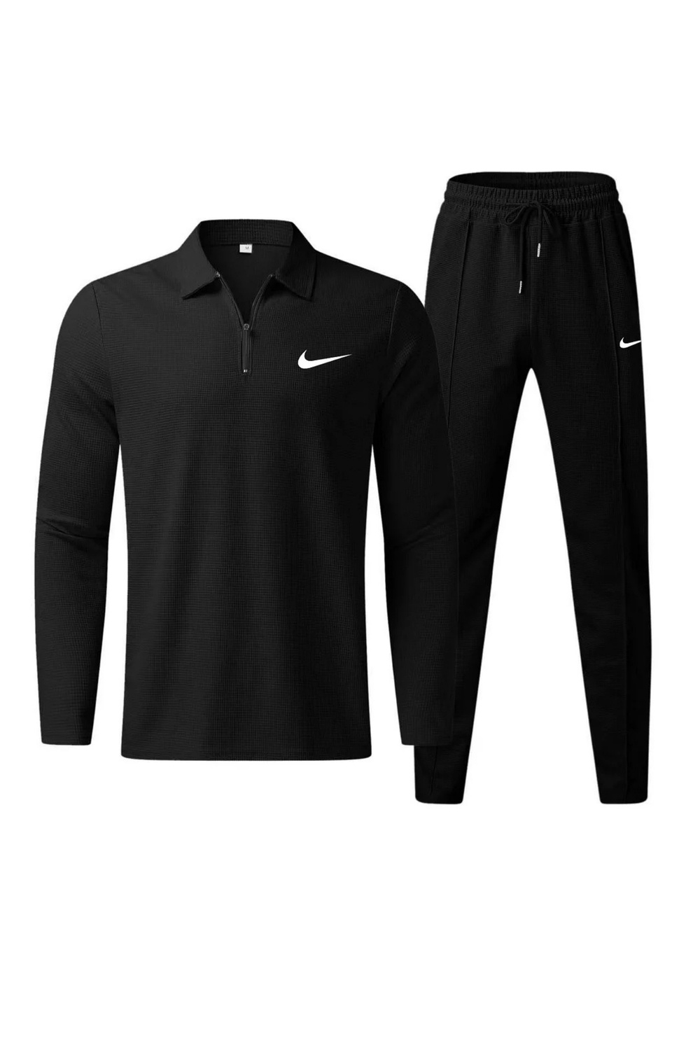 Jhanrik Matching Two-Piece Polo Sweatsuit Set Premium Set