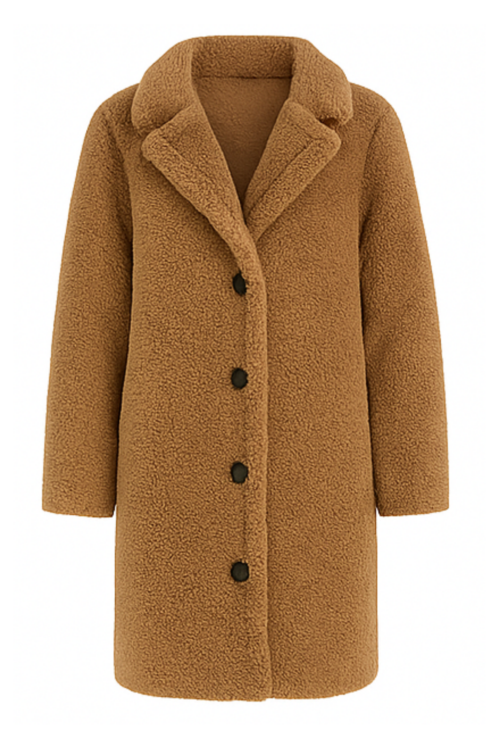 Jess Teddy Mantel Khaki