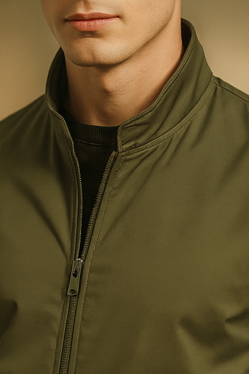 Steven Lightweight Modern Tailored Trench Coat Jacket