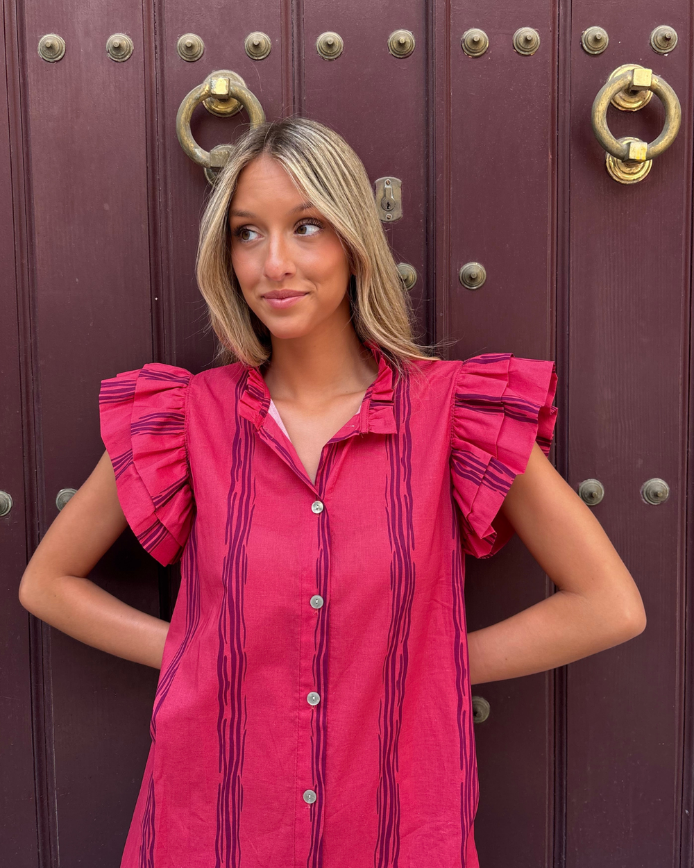 Malea Zeitloses Rosé-Dress