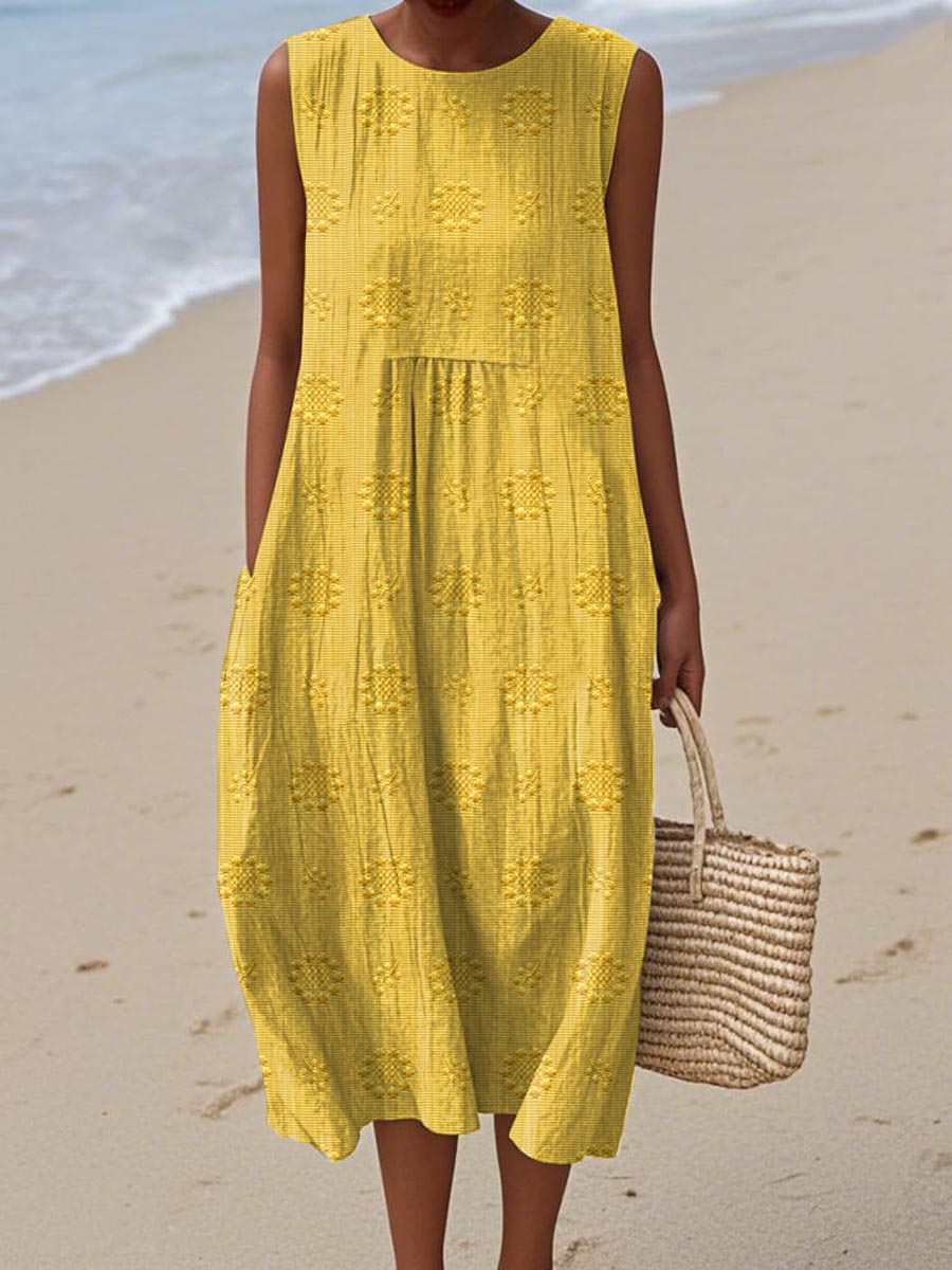 VanDeZaar Sleeveless Pocket Dress
