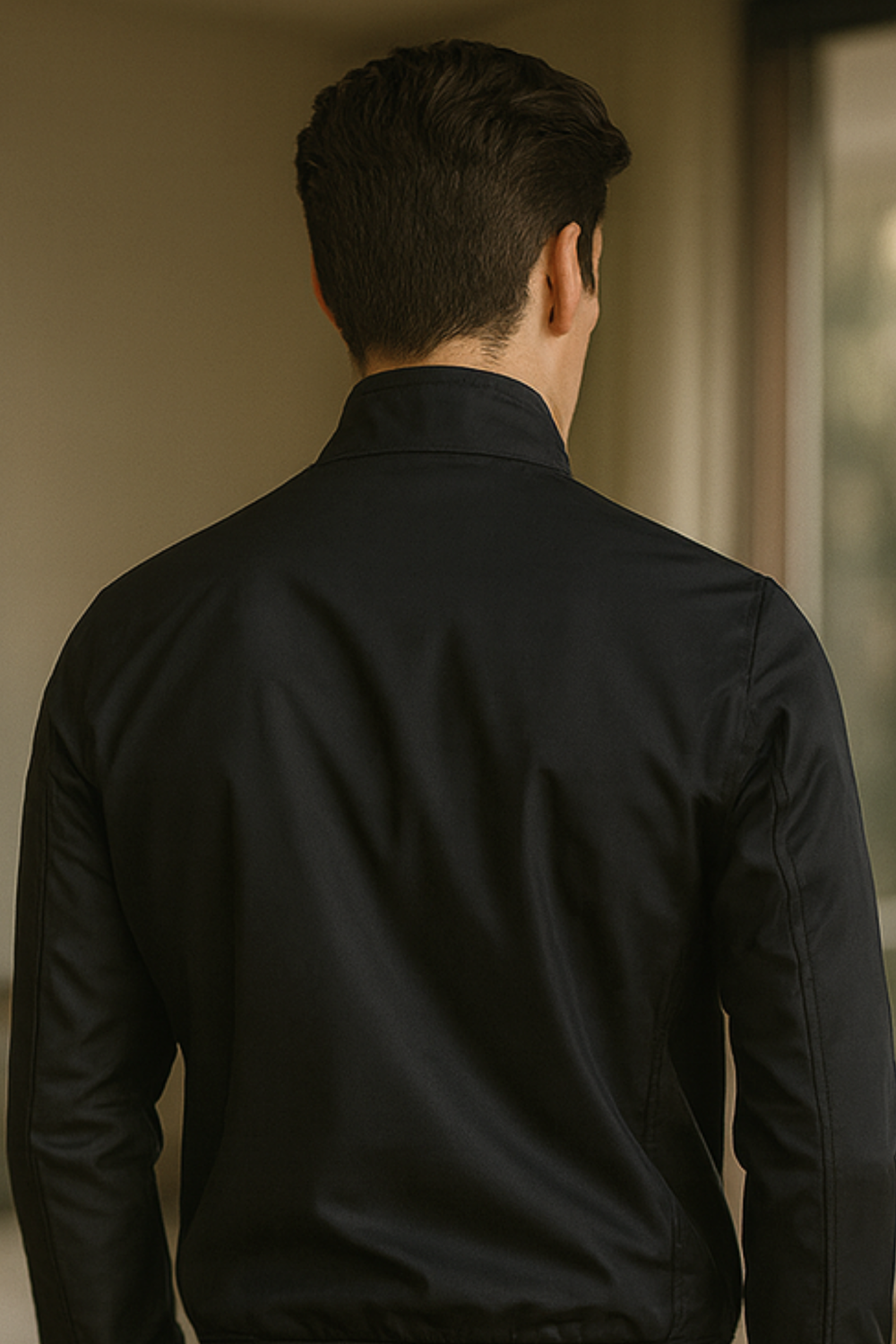 Steven Lightweight Modern Tailored Trench Coat Jacket