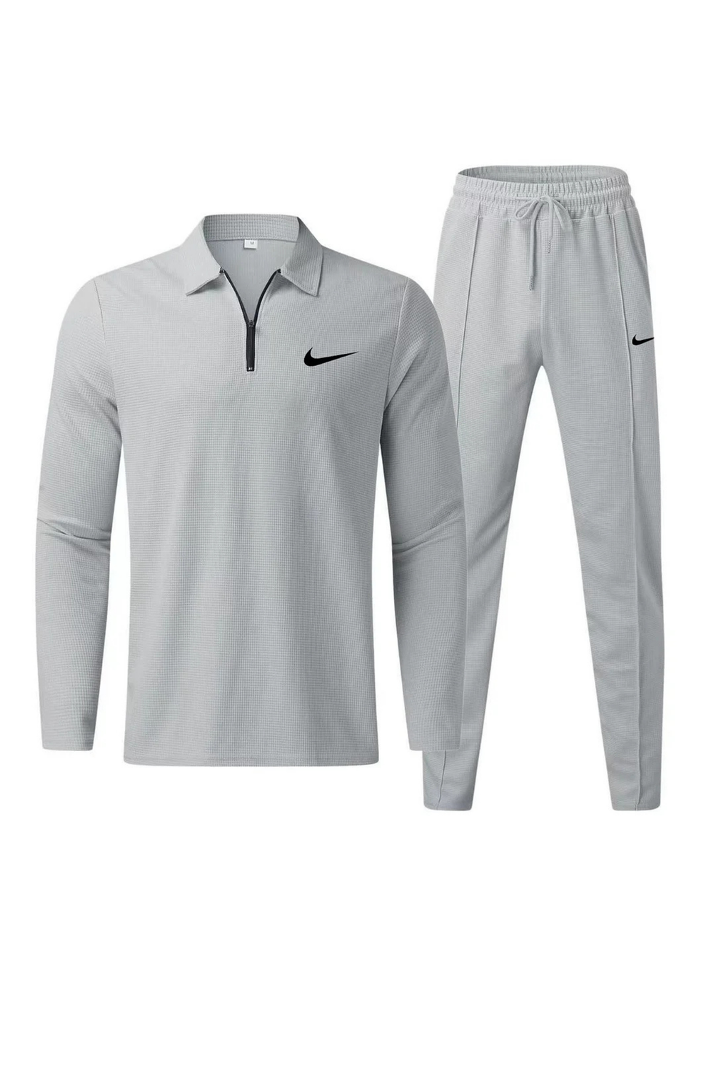 Jhanrik Matching Two-Piece Polo Sweatsuit Set Premium Set