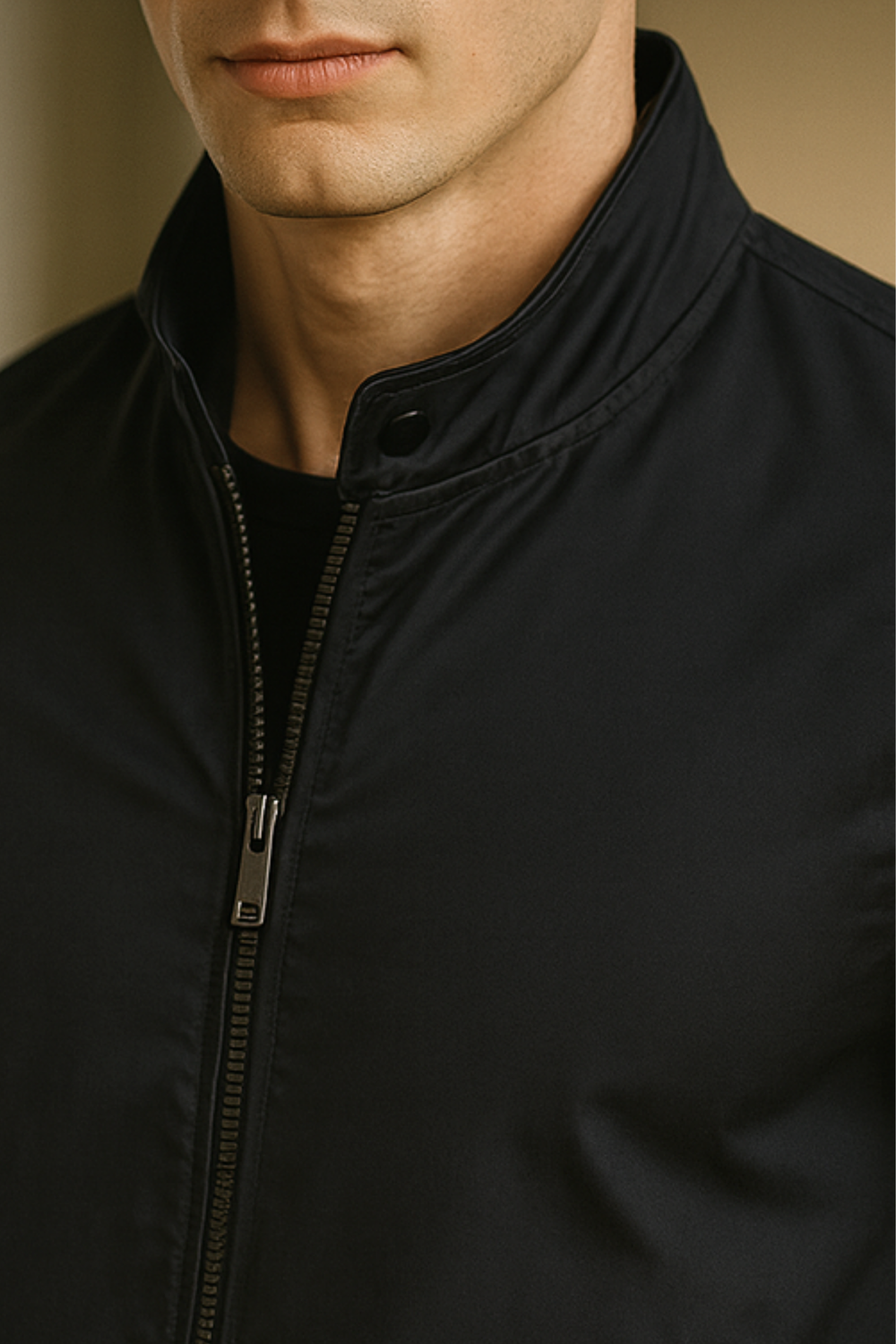 Steven Lightweight Modern Tailored Trench Coat Jacket