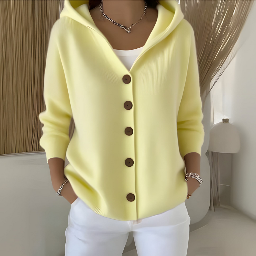 Elise Elegant Hooded Sweater