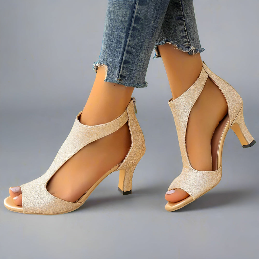 Inger Orthopedic Comfort Sandals with Sleek Heel