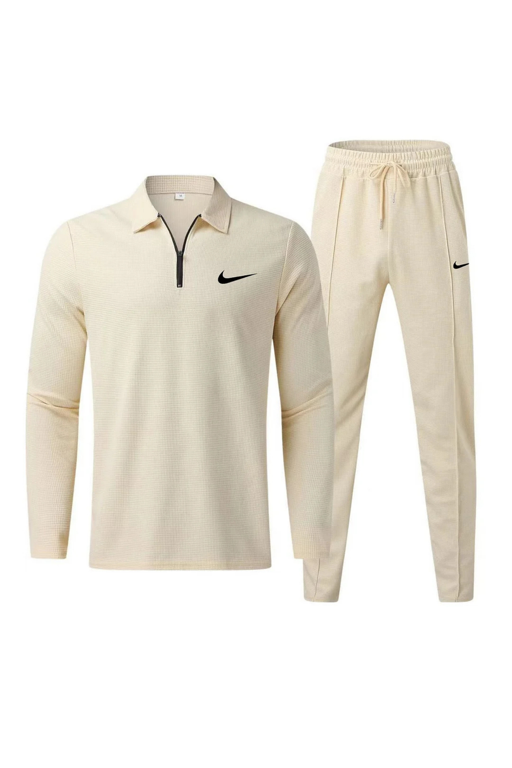 Jhanrik Matching Two-Piece Polo Sweatsuit Set Premium Set