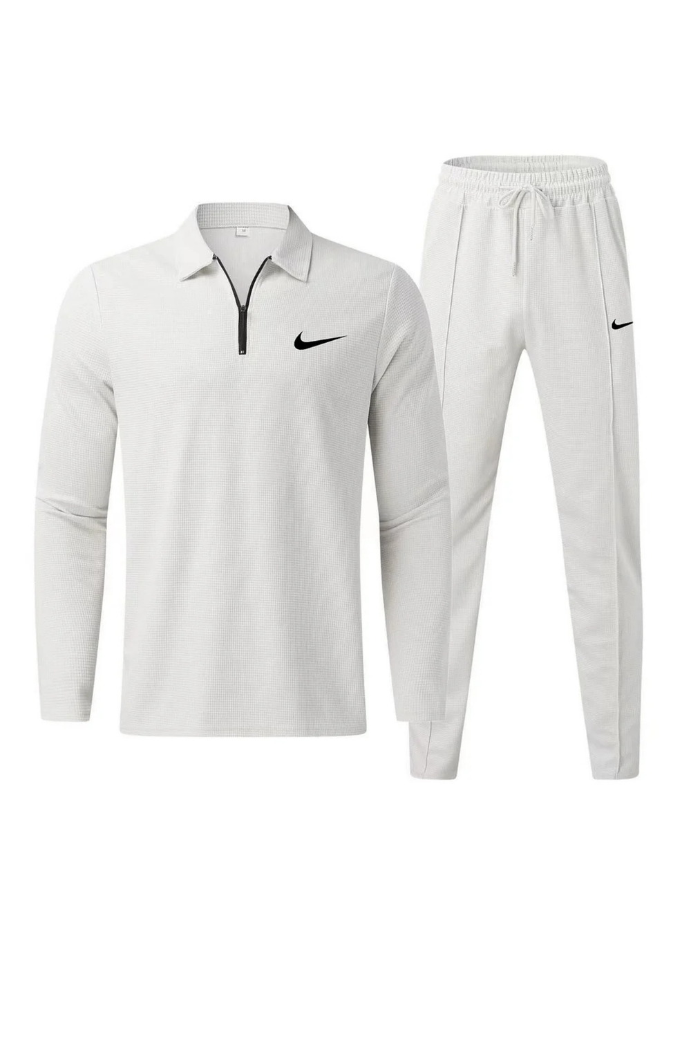 Jhanrik Matching Two-Piece Polo Sweatsuit Set Premium Set